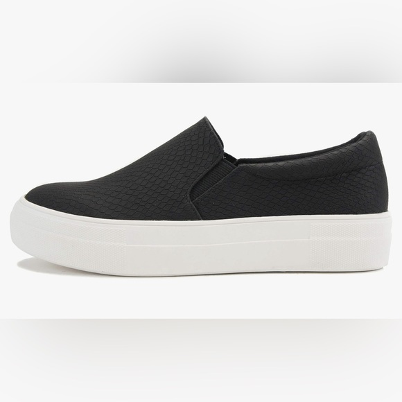 Soda Platform Black Slip on shoes Women’s Size: 8.5‎ - Picture 1 of 5